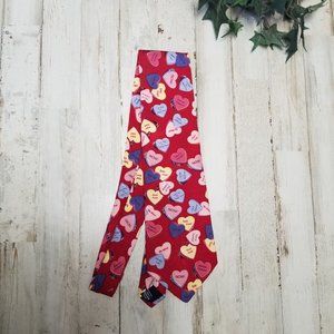 Vintage Celebrations! Designed By Hallmark 100% Imported Silk Valentines Day Tie